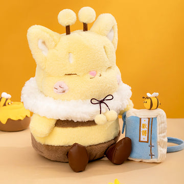 Cartoon Bee Stuffed Animal, Cute Animal Plush Toy